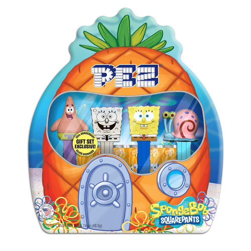Spongebob Squarepants 25th Anniversary PEZ Candy Tin Gift Set、ToyWiz、kayou