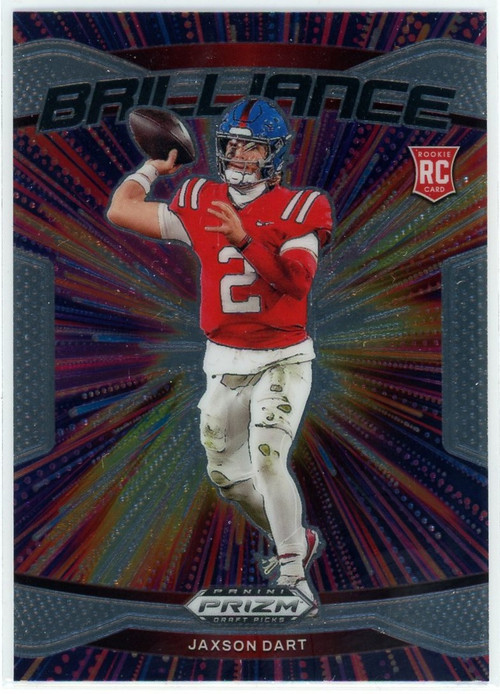 NFL 2025 Panini Prizm Draft Picks Football Brilliance Jaxson Dart #11 Rookie、ToyWiz、kayou