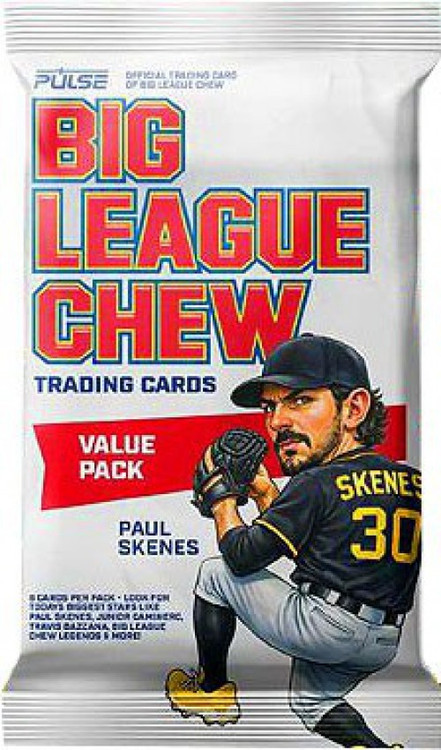 MLB Pulse 2026 Big League Chew Baseball Trading Card VALUE Pack 8