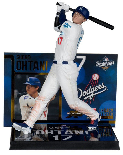 McFarlane Toys MLB Los Angeles Dodgers Sports Baseball Shohei Ohtani 7-Inch Posed Figure Batting、ToyWiz、kayou