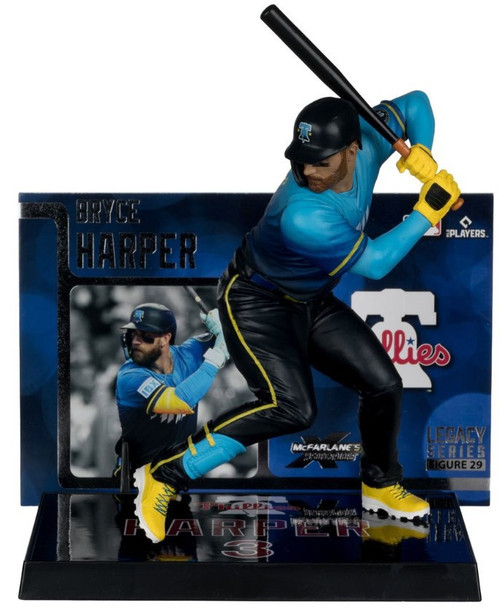 McFarlane Toys MLB Philadelphia Phillies Sports Baseball Bryce Harper 7-Inch Posed Figure City Connect Jersey、ToyWiz、kayou