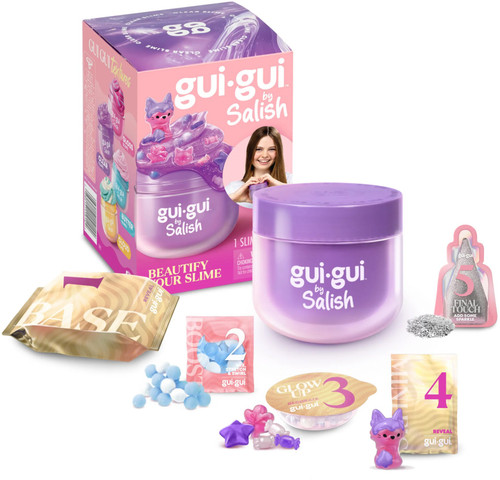 Gui-Gui by Salish Slime PURPLE Clear Pack The Most Beautiful Slime Ever!, Damaged Package、ToyWiz、kayou