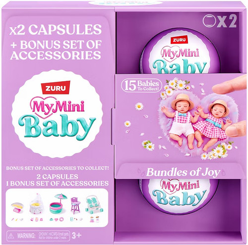 5 Surprise My Mini Baby Series 2 2x Mystery Packs & 1 Bonus Set of Accessories Exclusive Bundle Set、ToyWiz、kayou