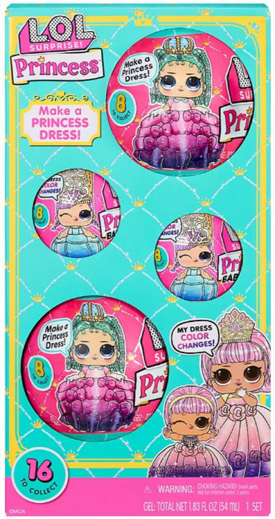 LOL Surprise Princess Tots & Baby Sisters Mystery 4-Pack、ToyWiz、kayou