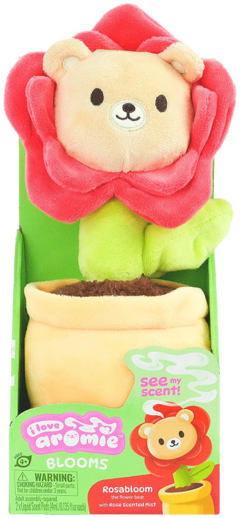 I Love Aromie Blooms Rosabloom the Flower Bear Plush Scent Diffuser with Rose Scented Mist ToyMonster - ToyWiz I Love Aromie Blooms Rosabloom the Flower Bear Plush Scent Diffuser with Rose Scented Mist ToyMonster - ToyWiz