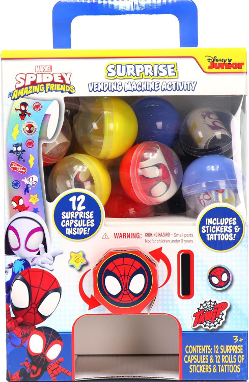 Marvel Surprise Vending Machine Activity Mystery 12-Pack、ToyWiz、kayou