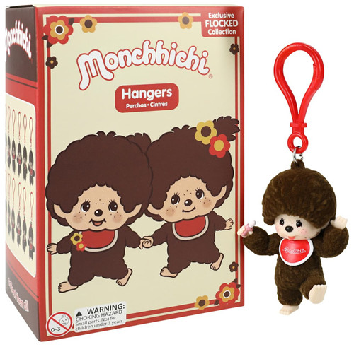 Monchhichi Flocked Collection Hangers 4.5-Inch Mystery Pack Boxed、ToyWiz、kayou