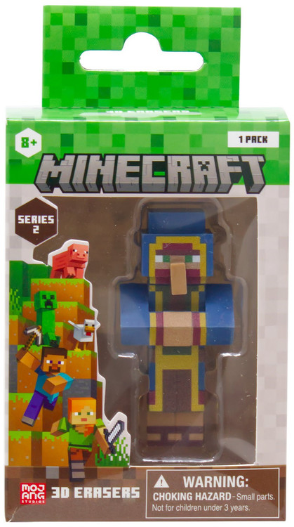 Minecraft Series 2 Wandering Trader 2.25-Inch 3D Eraser、ToyWiz、kayou