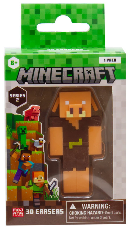 Minecraft Series 2 Piglin 2.25-Inch 3D Eraser、ToyWiz、kayou