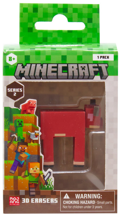 Minecraft Series 2 Warm Cow 2.25-Inch 3D Eraser、ToyWiz、kayou