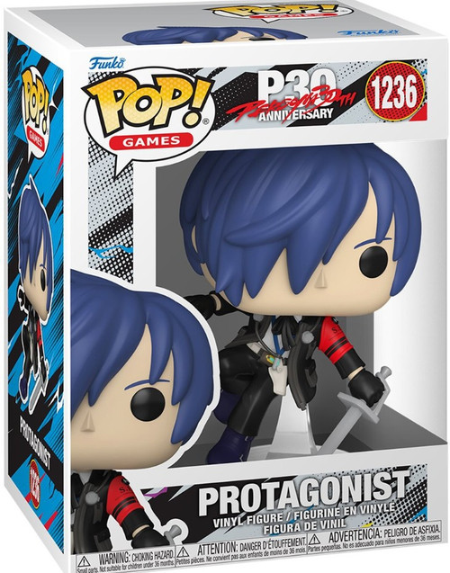 Funko Persona 3 POP Games Male Protagonist Vinyl Figure 1236 - ToyWiz
