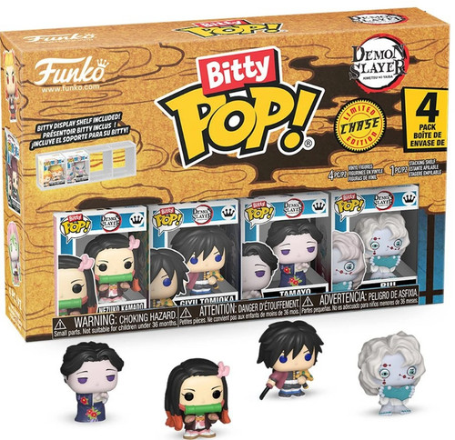 Funko Demon Slayer Bitty POP! Nezuko Exclusive Vinyl Mini Figure 4-Pack、ToyWiz、kayou