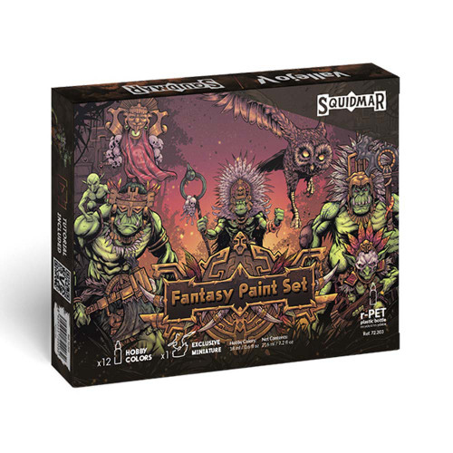 Squidmar Fantasy Paint Set Paint Set Vallejo、ToyWiz、kayou