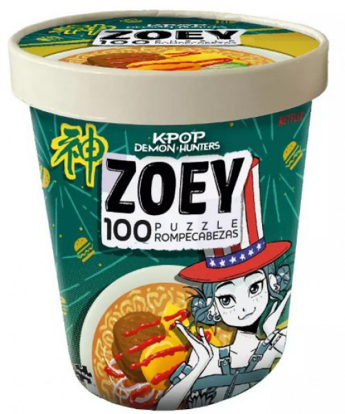 KPop Demon Hunters Ramen Noodle Zoey Puzzle 100 Pieces Buffalo