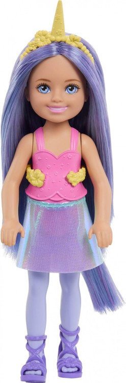 Barbie Chelsea Mini Doll Unicorn, Purple Hair、ToyWiz、kayou