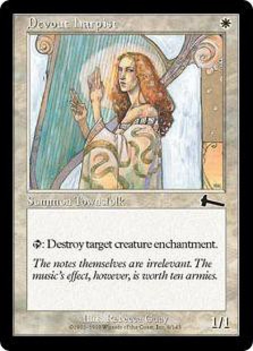 MtG Urza's Legacy Common Devout Harpist #6 Lightly Played、ToyWiz、kayou