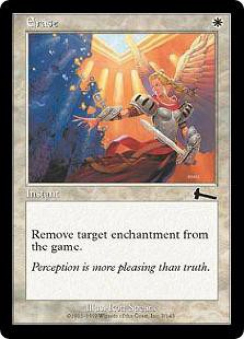 MtG Urza's Legacy Common Erase #7 Lightly Played、ToyWiz、kayou