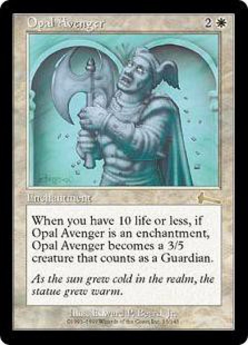 MtG Urza's Legacy Rare Opal Avenger #15 Lightly Played、ToyWiz、kayou