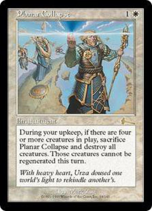 MtG Urza's Legacy Rare Planar Collapse #18 Damaged、ToyWiz、kayou