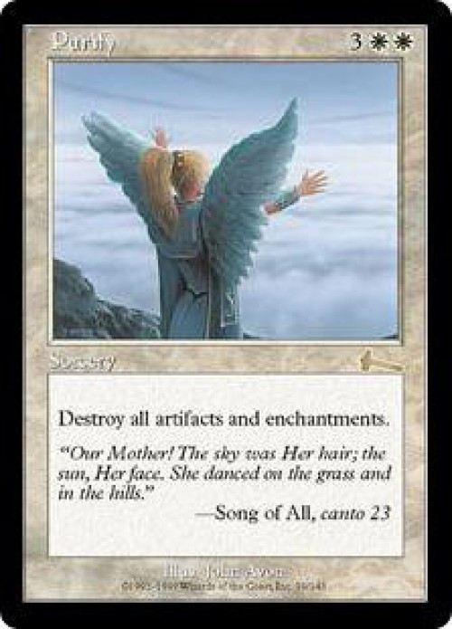 MtG Urza's Legacy Rare Purify #19 Lightly Played、ToyWiz、kayou