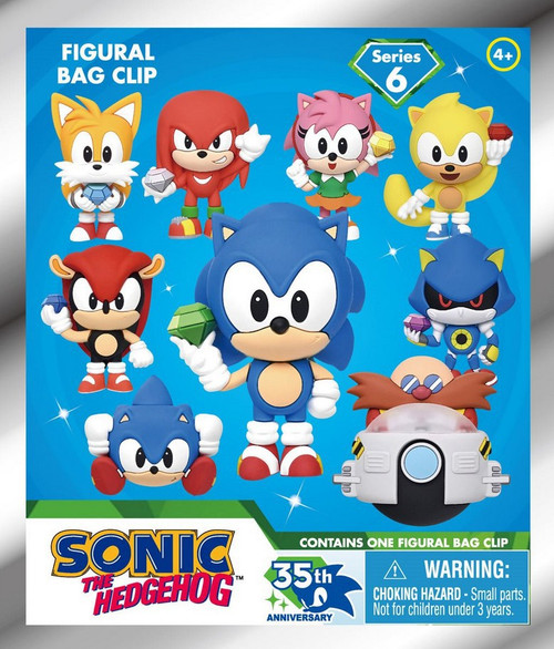 3D Figural Keyring Sonic the Hedgehog Series 6 Mystery Pack 1 RANDOM Figure、ToyWiz、kayou