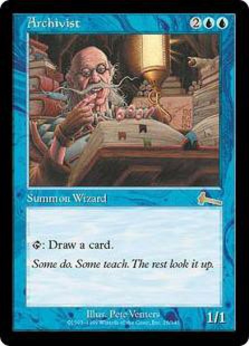 MtG Urza's Legacy Rare Archivist #26 Moderately Played、ToyWiz、kayou