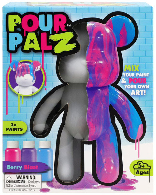 Pour Palz Bear Berry Blast Craft Kit DIY Paint & Pour 、ToyWiz、kayou
