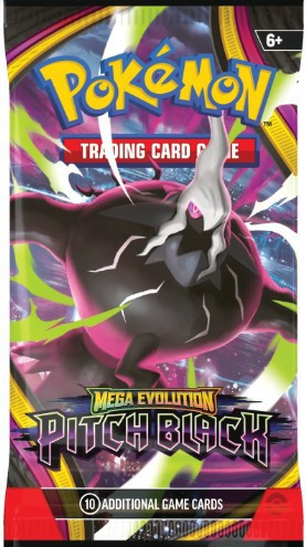 Pokemon Mega Evolution Pitch Black Booster Pack 10 Cards Pokemon USA -  ToyWiz