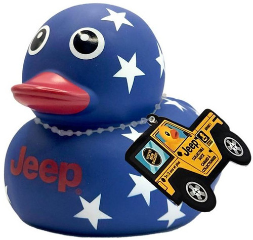 Jeep RED, WHITE & BLUE 7-Inch Collectible Duck、ToyWiz、kayou