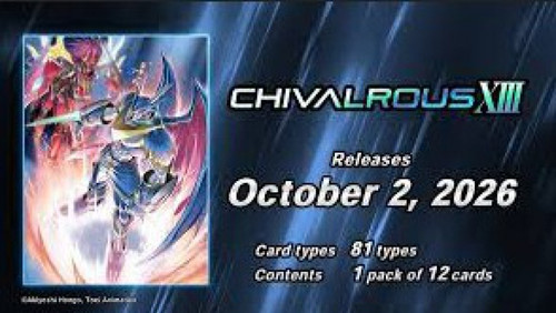 Digimon Card Game Chivalrous XIII Extra Booster Pack EX13 ENGLISH