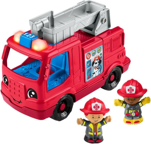 Fisher Price Little People Fire Truck Vehicle & Figure Set Lights & Sounds、ToyWiz、kayou