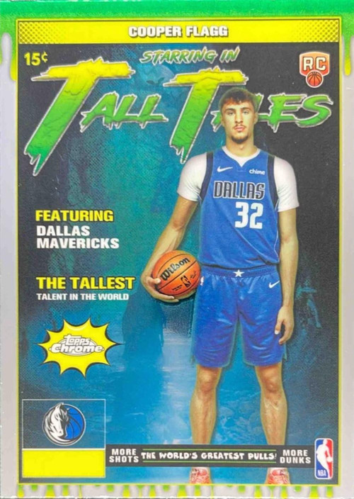 NBA 2025-26 Topps Chrome Tall Tales Cooper Flagg TT-16 Rookie、ToyWiz、kayou