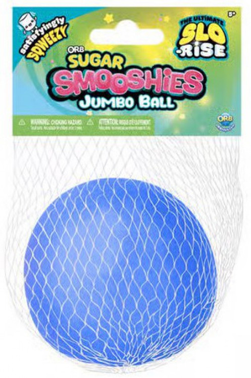 Sugar Smooshies Jumbo Ball BLUE 3-Inch Squeeze Toy Ultimate Slo-Rise!、ToyWiz、kayou