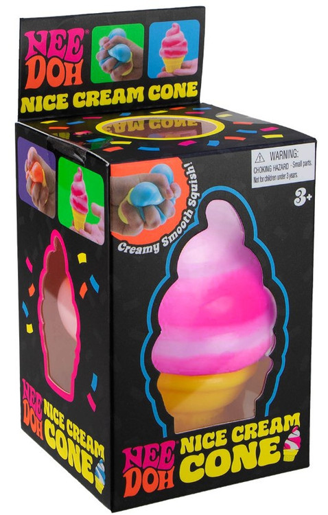 NeeDoh Nice Cream Cone PINK Stress Ball、ToyWiz、kayou