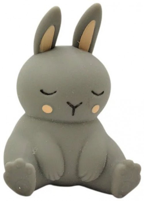 Marshmallow Bunny GREY 3-Inch Squeeze Toy、ToyWiz、kayou