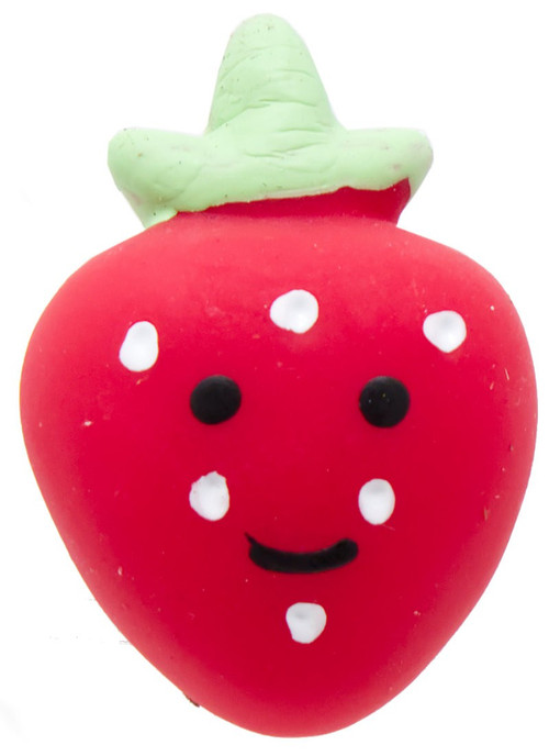 Scrunchems Squishy Buddies Fab 'N' Fruity Strawberry 2-Inch Sensory Stress Toy Version 2、ToyWiz、kayou