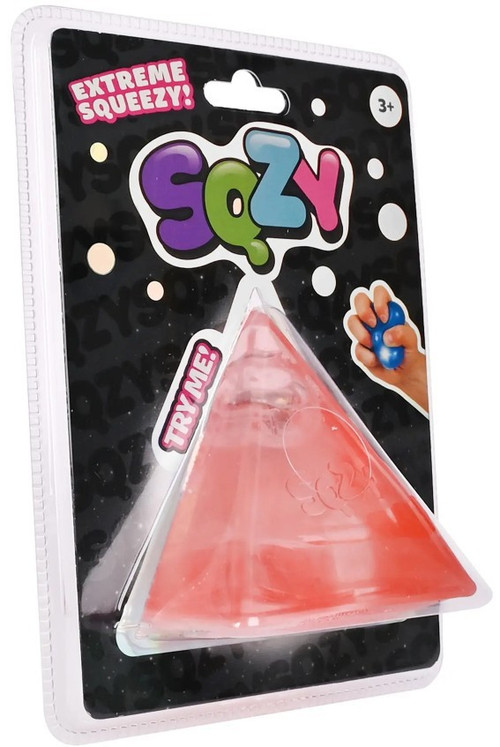 SQZY Squishy Gem Pyramid Light Up Squeeze Toy 1 RANDOM Color Sunny