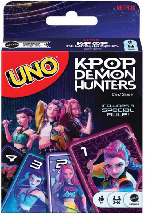UNO KPop Demon Hunters KPop Demon Hunters Card Game Mattel Toys