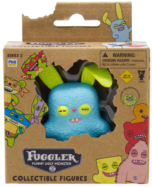 Fuggler Series 2 Rabid Rabbit 2.5 Mini Figure Blue Green PMI - ToyWiz