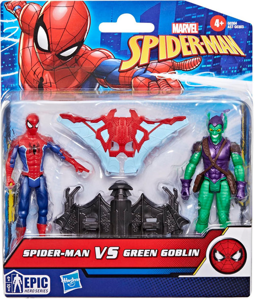 Marvel Epic Hero Series Spider-Man vs Green Goblin Action Figure 2-Pack、ToyWiz、kayou