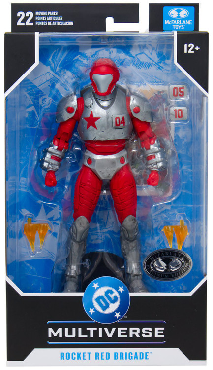 McFarlane Toys DC Multiverse Rocket Red Brigade Action Figure Justice League: Generation Lost, PLatinum Edition、ToyWiz、kayou