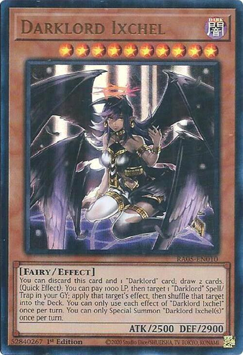 yugioh darklord cards MZMU-EN112 - Banishment of the Darklords - Rare may be 1st or Unlimited Edition Indulged Darklord - Rise of