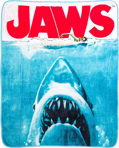 Jaws Fleece Throw Blanket、ToyWiz、kayou