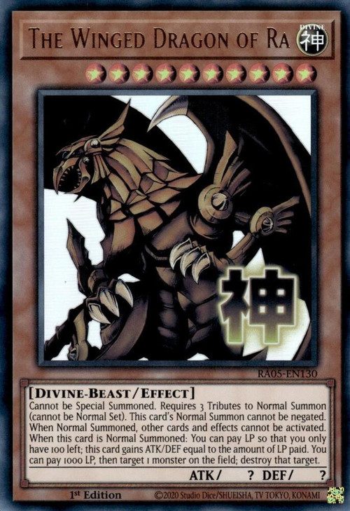 the winged dragon of ra yugioh card LC01-EN003 Ultra Rare Limited Edition : Toys & Games s history YuGiOh Trading Card Game Rarity