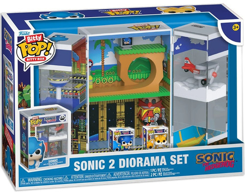 Funko Sonic the Hedgehog Bitty Box Sonic Micro Figure Play Set - ToyWiz