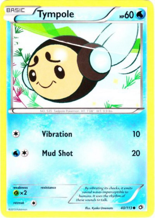 Pokemon Black & White Legendary Treasures Common Tympole #40 Reverse Holo、ToyWiz、kayou