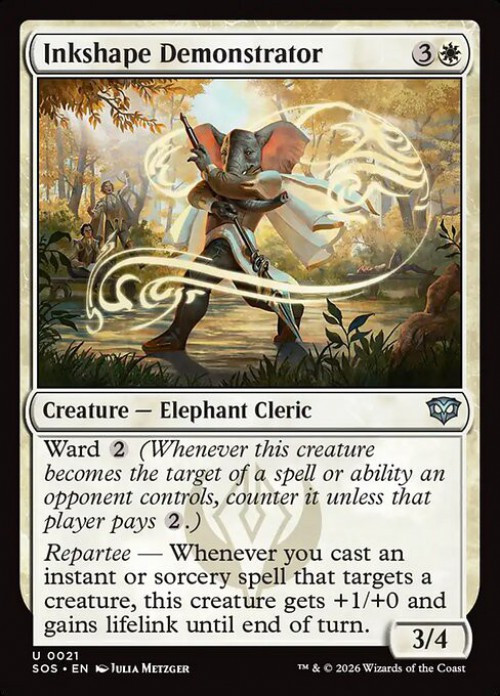 MtG Secrets of Strixhaven Uncommon Inkshape Demonstrator #21、ToyWiz、kayou
