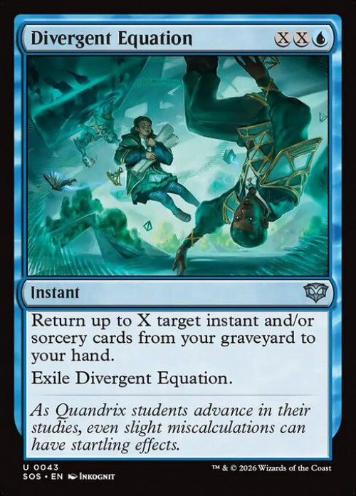 MtG Secrets of Strixhaven Uncommon Divergent Equation #43、ToyWiz、kayou
