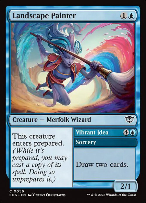 MtG Secrets of Strixhaven Common Landscape Painter // Vibrant Idea #56、ToyWiz、kayou