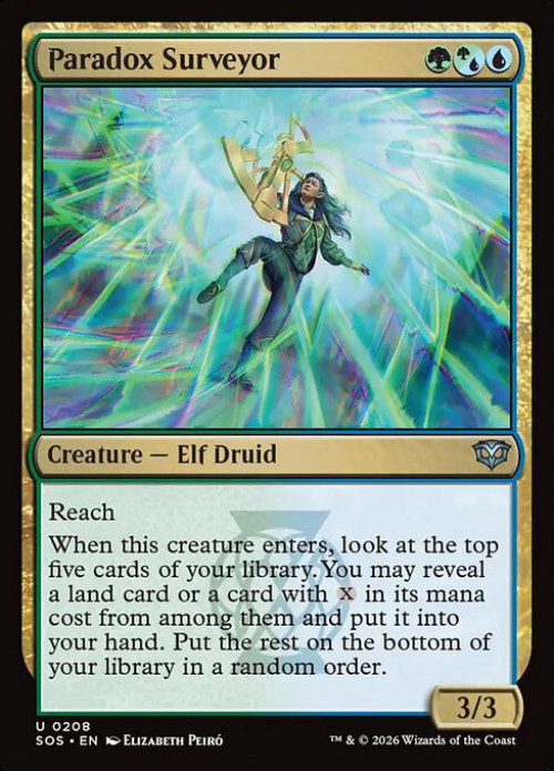 MtG Secrets of Strixhaven Uncommon Paradox Surveyor #208、ToyWiz、kayou